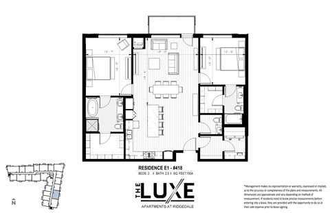The Luxe, Apartments At Ridgedale